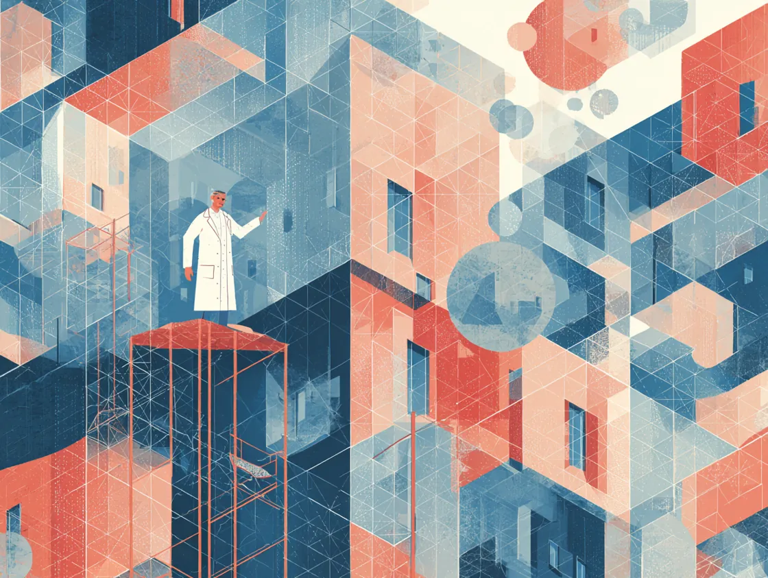 A clinician building a system on geometric scaffolding